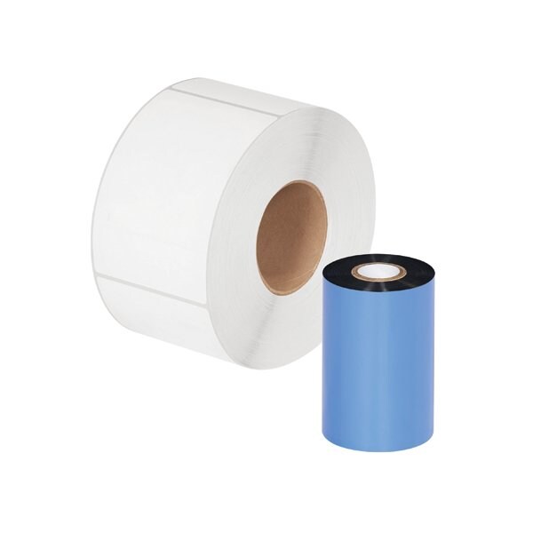 Bsc Preferred 4.02'' x 1181' Black Datamax Thermal Transfer Ribbons - Wax, 24PK BUY00015128 - main